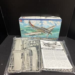 Tamiya 61058 Douglas A-1H Skyraider 1/48 Scale Plastic Model Kit Open Box Sealed